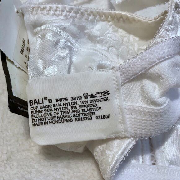 Bali NWT White Bra Women 34B - Picture 10 of 10